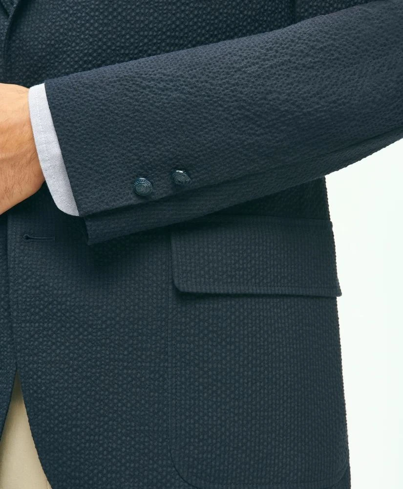 Brooks Brothers The No. 1 Sack Blazer in Seersucker With Fun Stripe Lining 5