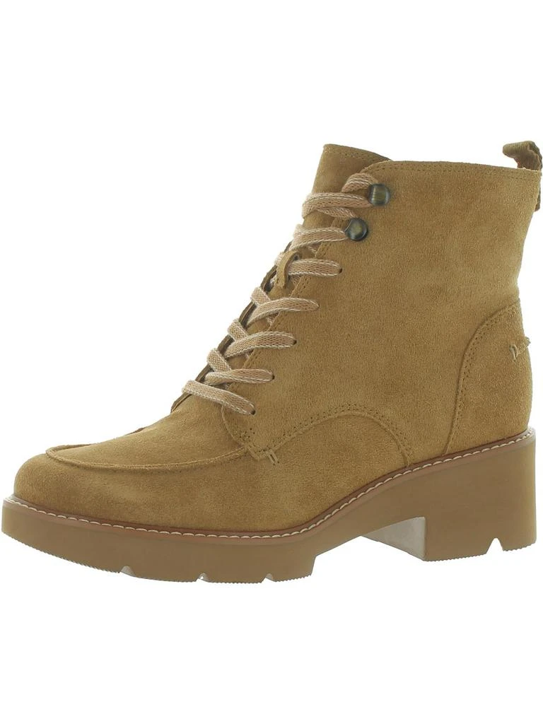 Naturalizer Dara Womens Zipper Combat Ankle Boots 1