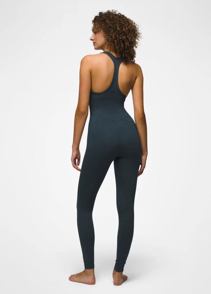 Prana Womens prAna Heavana™ Racerback Unitard - Stormy Night Heather