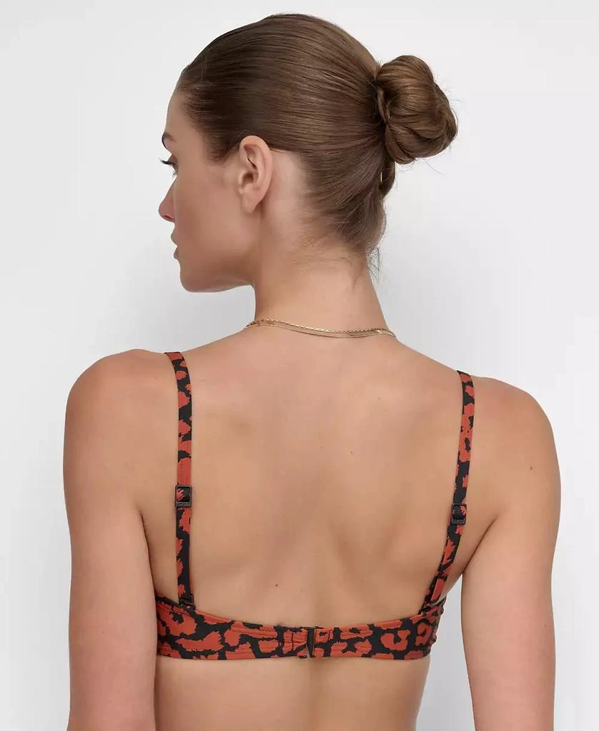 DKNY Women's Shirred U-Wire Bandeau Bikini Top 2