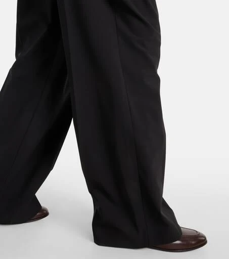 Brunello Cucinelli Wool-blend wide-leg pants 5