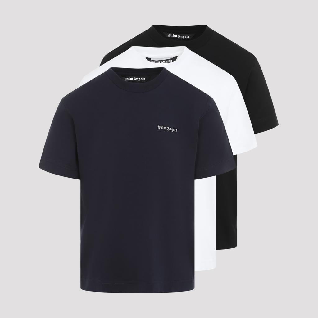 【関税&送料込み】Palm Angels 3 Pack Multicolor Cotton T-S Palm Angels 3 Pack Multicolor Cotton T-shirt - T-Shirts