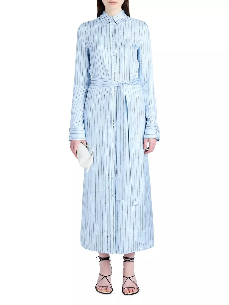Proenza Schouler Hannah Stripe Silk Twill Shirtdress 3