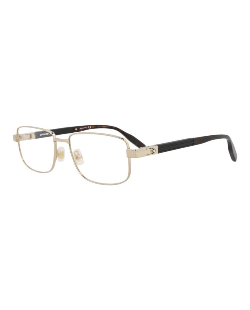 MontBlanc Square-Frame Metal Optical Frames