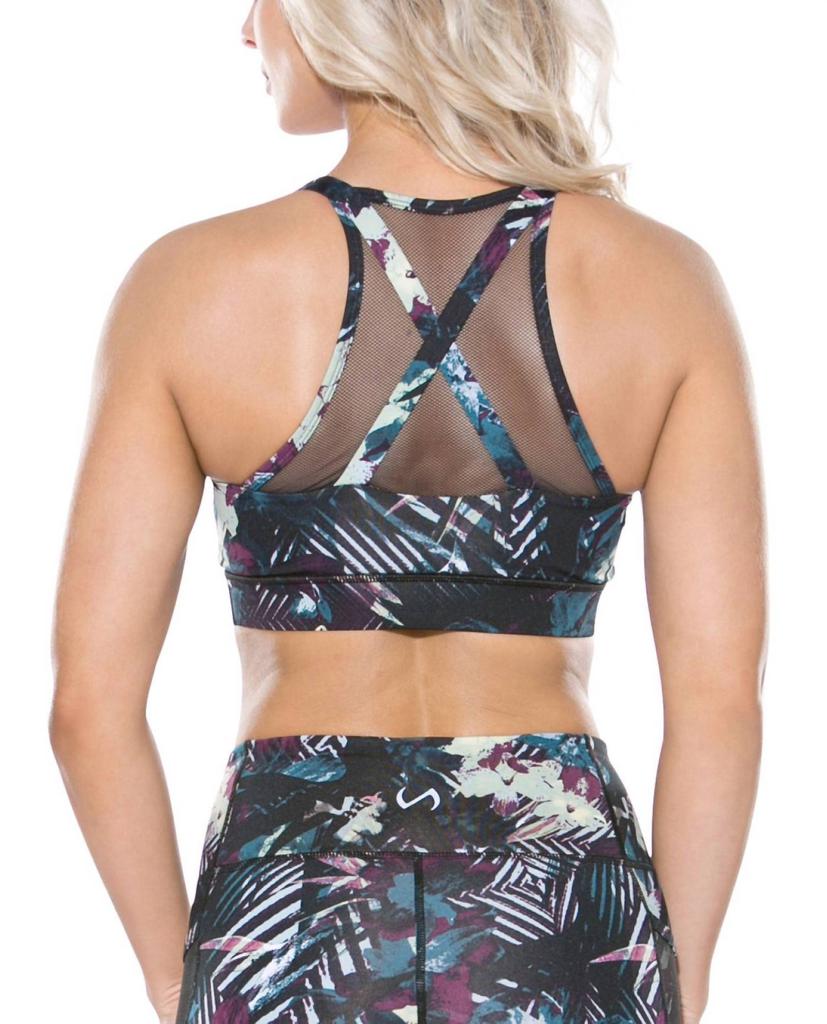 TLF Apparel Tlf Apparel - Muse Paradise Mesh Overlay Luna Low Impact Sports Bra