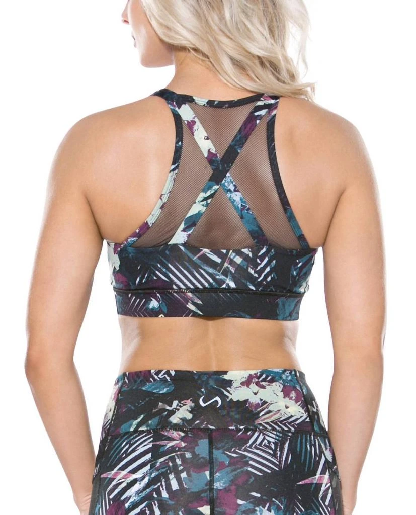 TLF Apparel Tlf Apparel - Muse Paradise Mesh Overlay Luna Low Impact Sports Bra 2