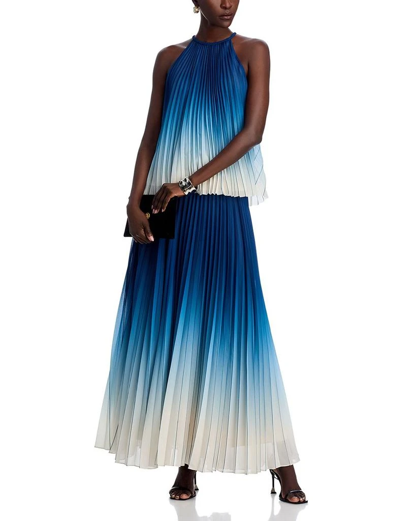 UNGARO Raegan Pleated Top 4