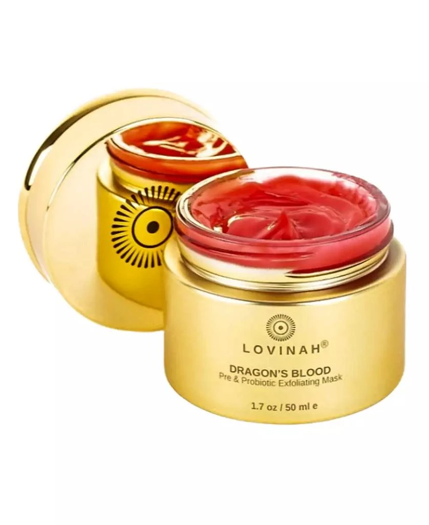 Lovinah Skincare Dragon's Blood Probiotic Exfoliating Mask, 1.7 Oz 1