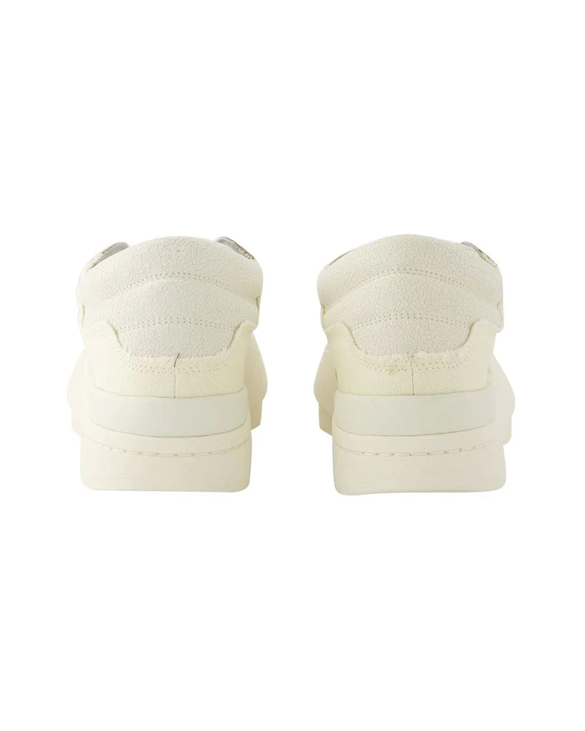 Y-3 Lux Bball Low Sneakers -  - Leather - White 3
