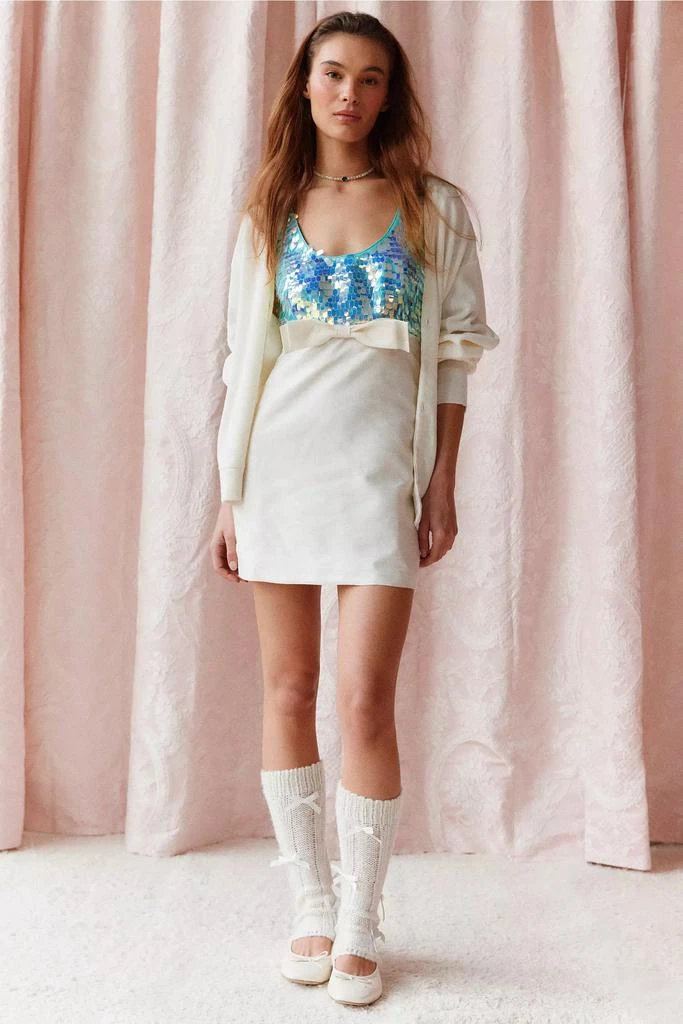 Kimchi Blue Kimchi Blue Neely Sequin & Bow Embellished Mini Dress 2