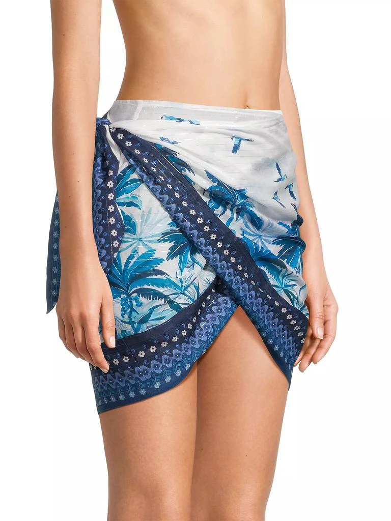 Farm Rio Dream Sky Metallic Short Pareo 4