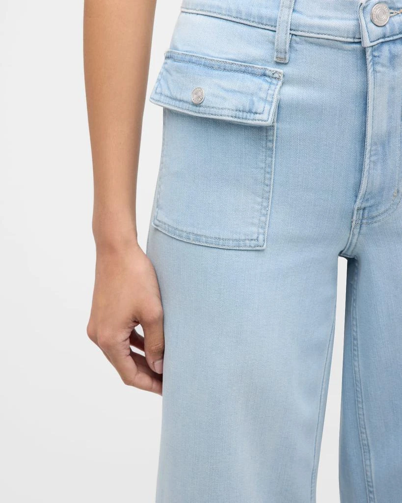 FRAME The 70s Patch Pocket Crop Straight Jeans 5
