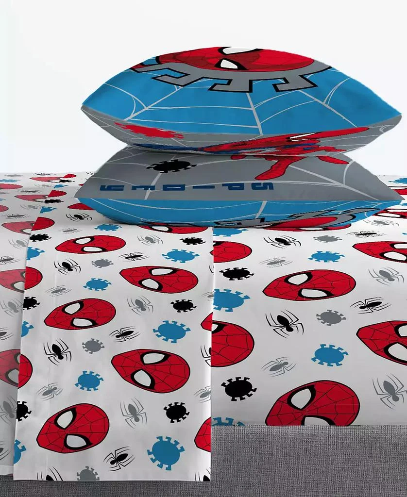 Spider-Man Burst 4 Piece Sheet Set, Full 5
