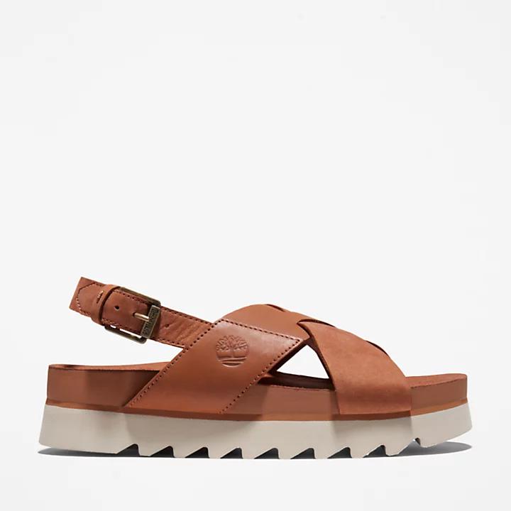 Timberland Santa Monica Sunrise Sandal for Women in Light Brown