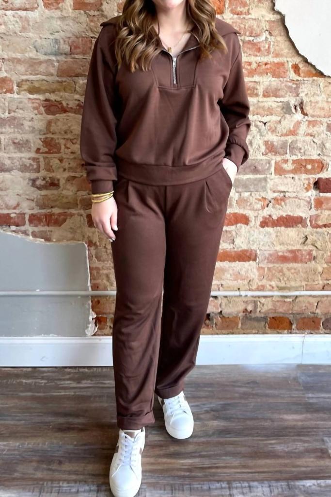 PAPERMOON Penelope Scuba Set In Brown