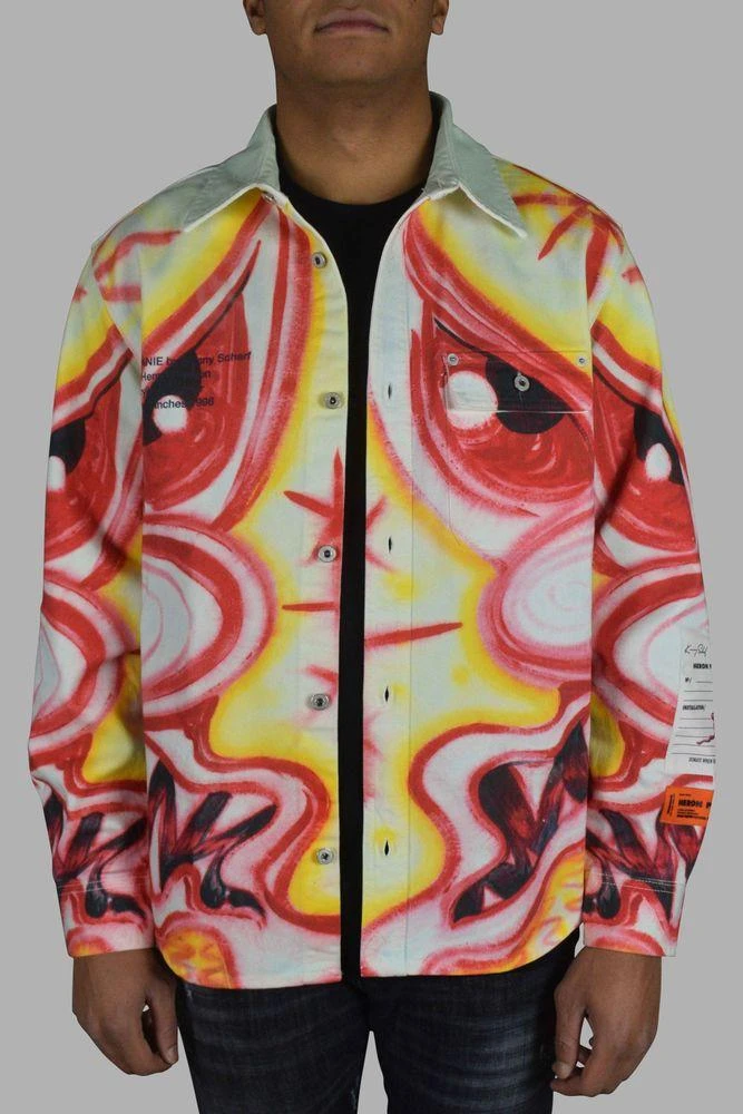Heron Preston Multicolored Denim Jacket 2