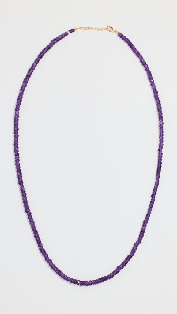Jia Jia February Amethyst Beaded Necklace