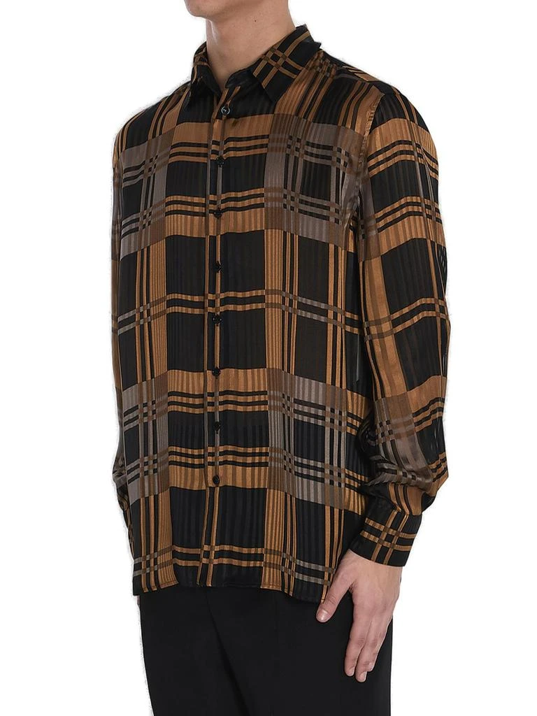 Yves Saint Laurent Saint Laurent All-Over Patterned Button-Up Shirt 3