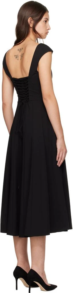 GUIZIO Black Leila Midi Dress 3