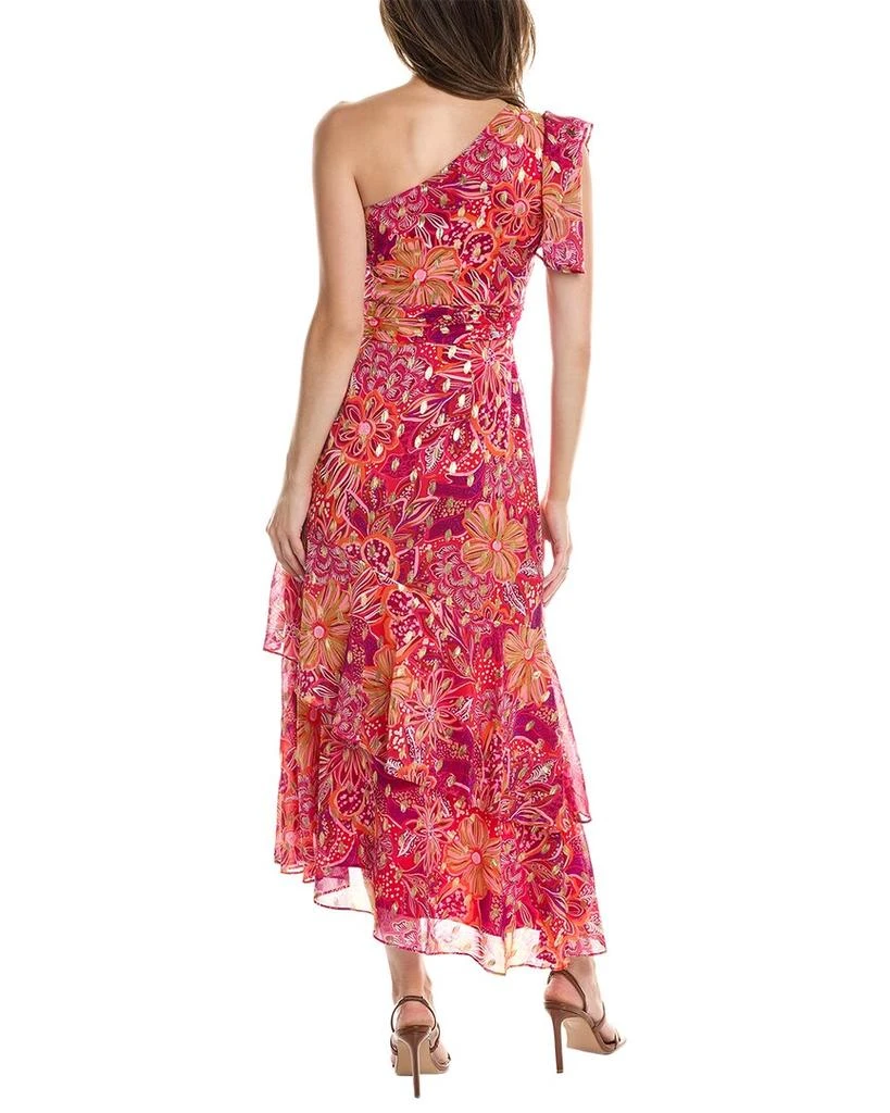 Maggy London Asymmetrical One-Shoulder Maxi Dress 2