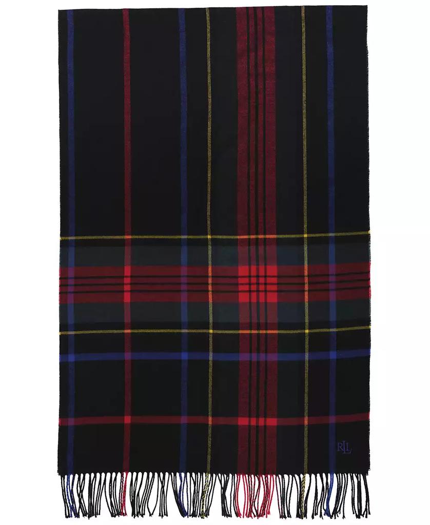 Ralph Lauren Exploded Plaid Pattern Scarf