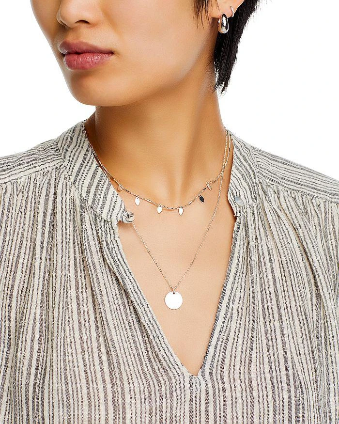 Bella Dahl Shirred Split Neck Top 4