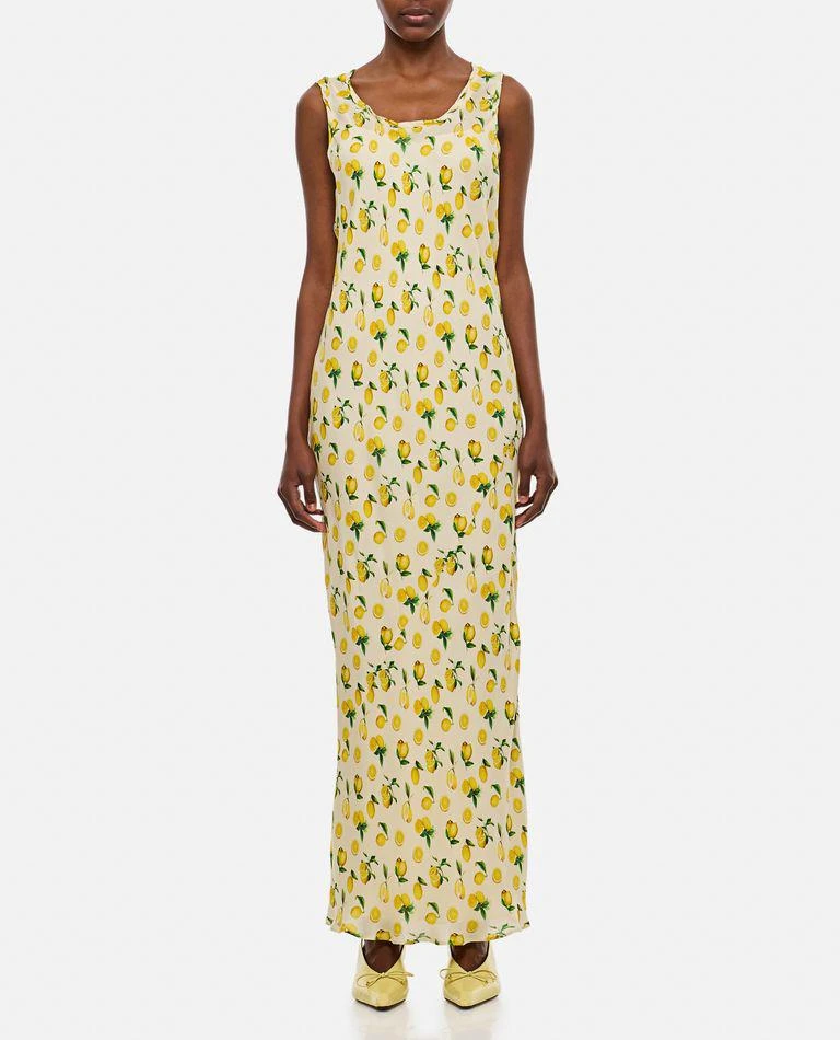 Sportmax Tonale Lemon Long Dress 1