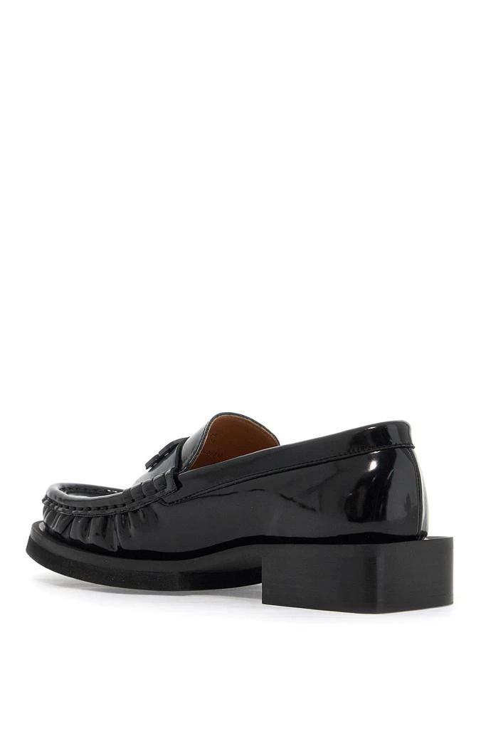 Ganni butterfly logo loafers 3