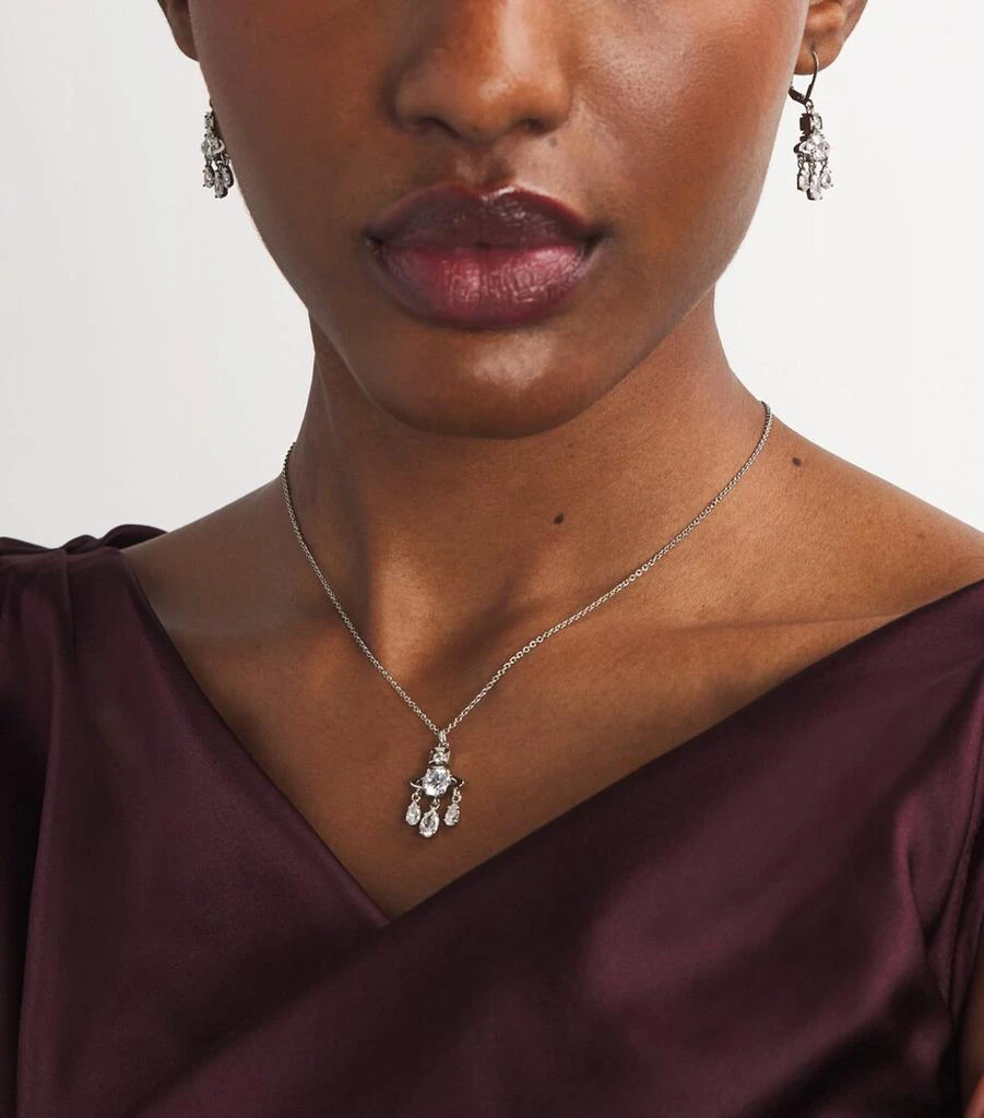 Vivienne Westwood Crystal Joaquina Drop Earrings 5