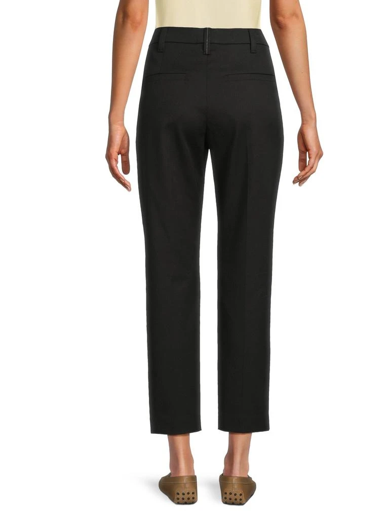 Brunello Cucinelli Cropped Cotton-Blend Pants 2