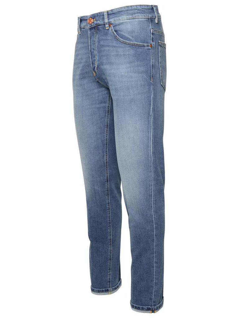PT05 Pt05 Light Blue Cotton Jeans