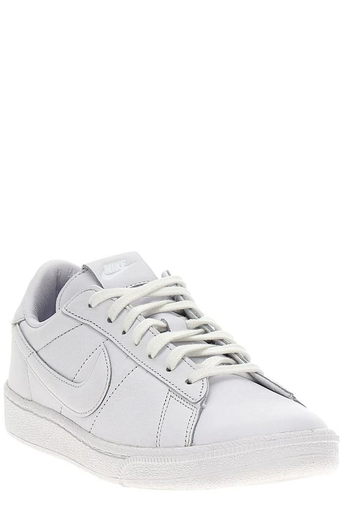 Black Comme des Garçons Black Comme des Garçons X Nike Swoosh Logo Lace-Up Sneakers 2