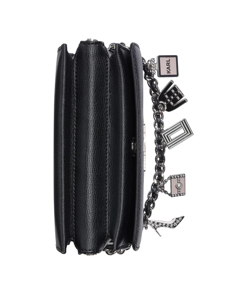 Karl Lagerfeld Paris LOURDES CROSSBODY BAG WITH CHARMS 4