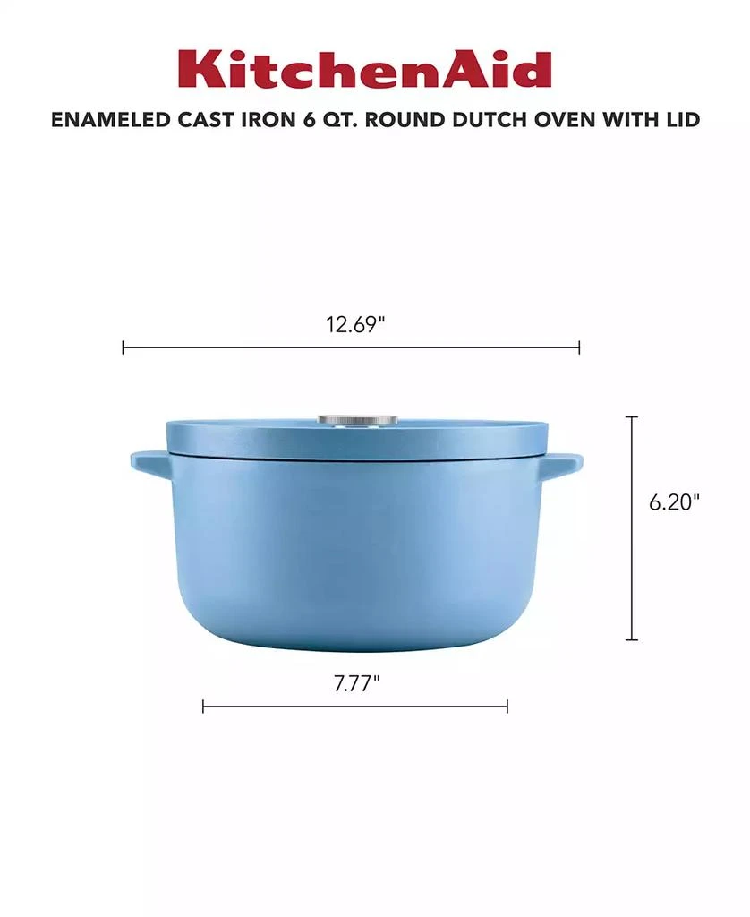 KitchenAid Enameled Cast Iron 6-Quart Dutch Oven 13