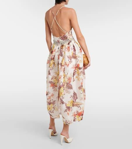 Zimmermann Matchmaker embellished floral midi dress 3