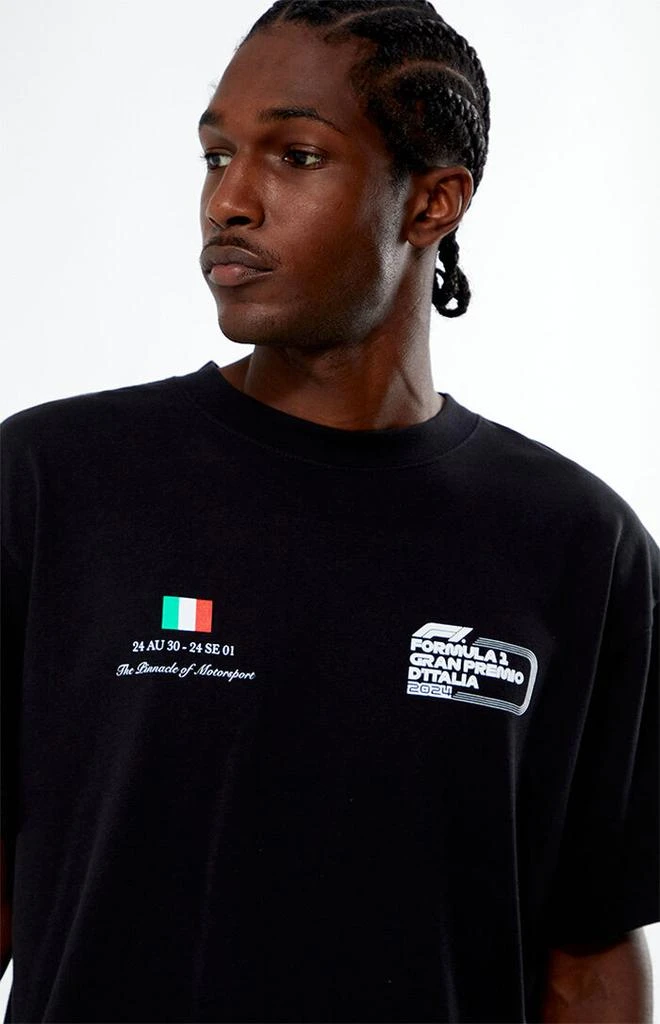 Formula 1 x PacSun Black Monza Italy T-Shirt 3
