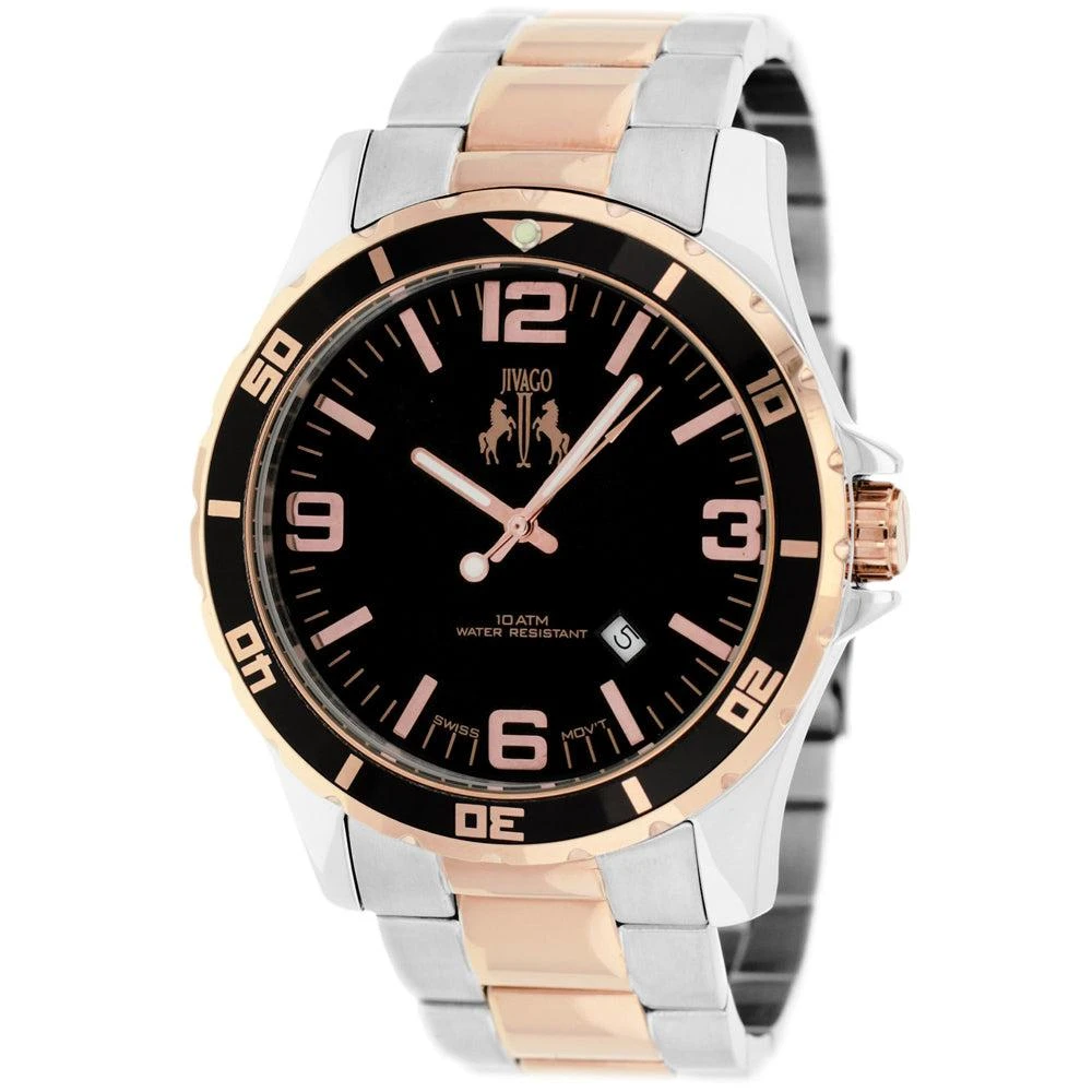 JIVAGO Men's Black dial Watch 1