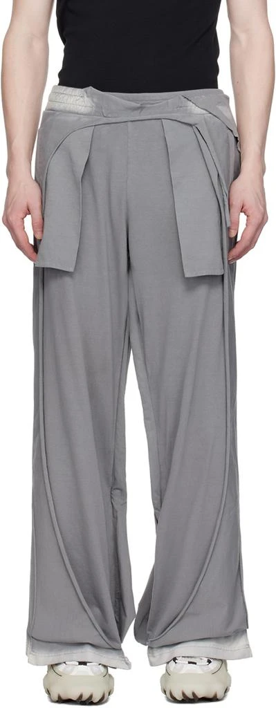 Diesel Gray P-Topahoop-N1 Sweatpants 1