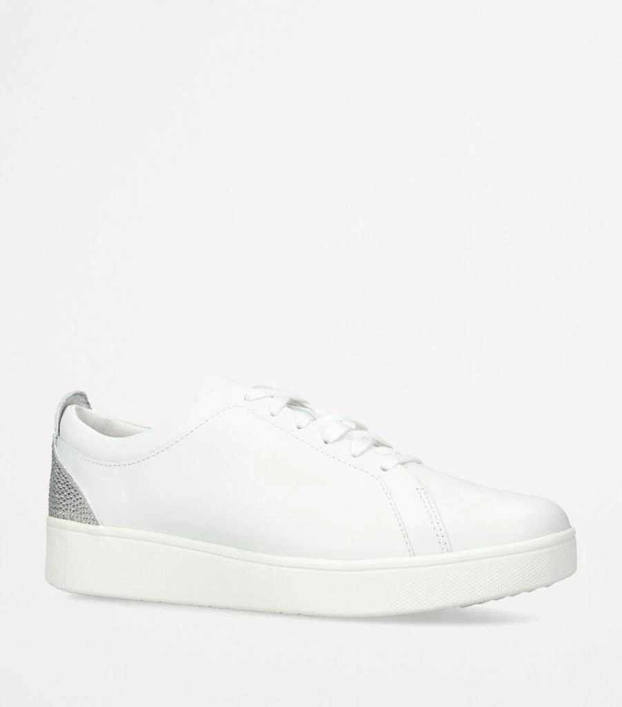 FitFlop Leather Embellished Rally Sneakers 3