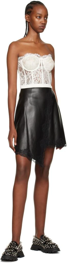Alexander McQueen Off-White Lace Corset 4