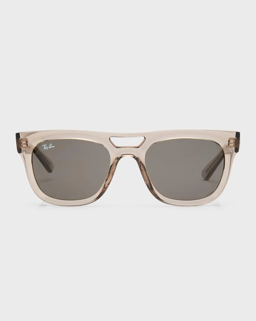 Ray-Ban Phil Beveled Acetate Aviator Sunglasses, 54MM 3