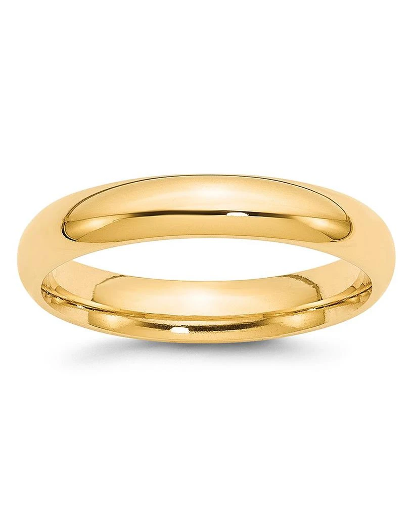 Bloomingdale's Men's 4mm Comfort Fit Band Ring in 14K Yellow Gold 1