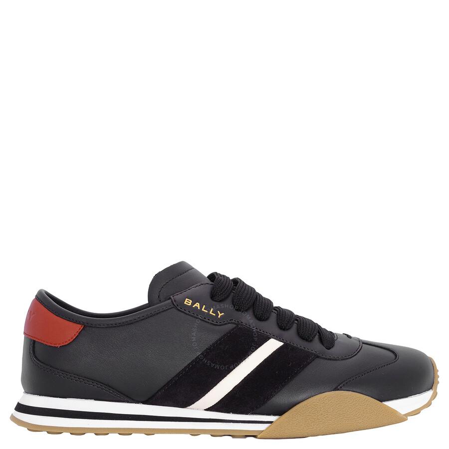 低価格で大人気の Bally Casual - Sneakers Leather Low-Top P Roller Black Men's 靴
