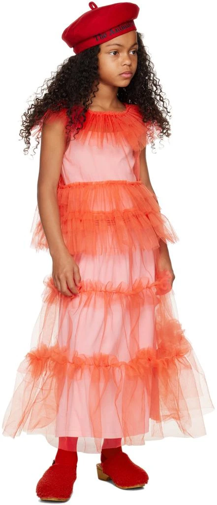 The Animals Observatory Kids Red Giraffe Shirt 4