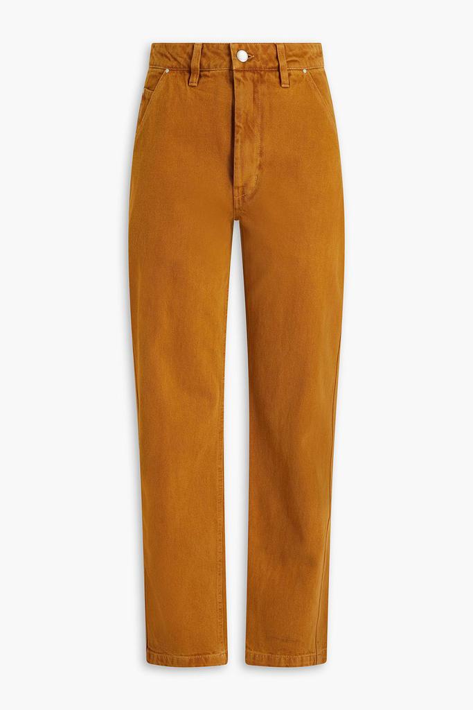 VINCE. Cotton, Lyocell and linen-blend twill straight-leg