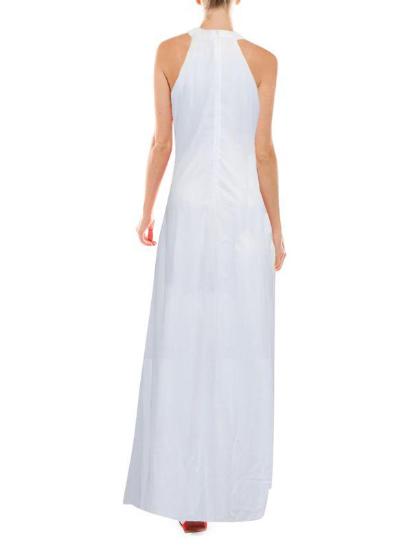 Meghan LA Aphrodite Front-Slit Maxi Dress