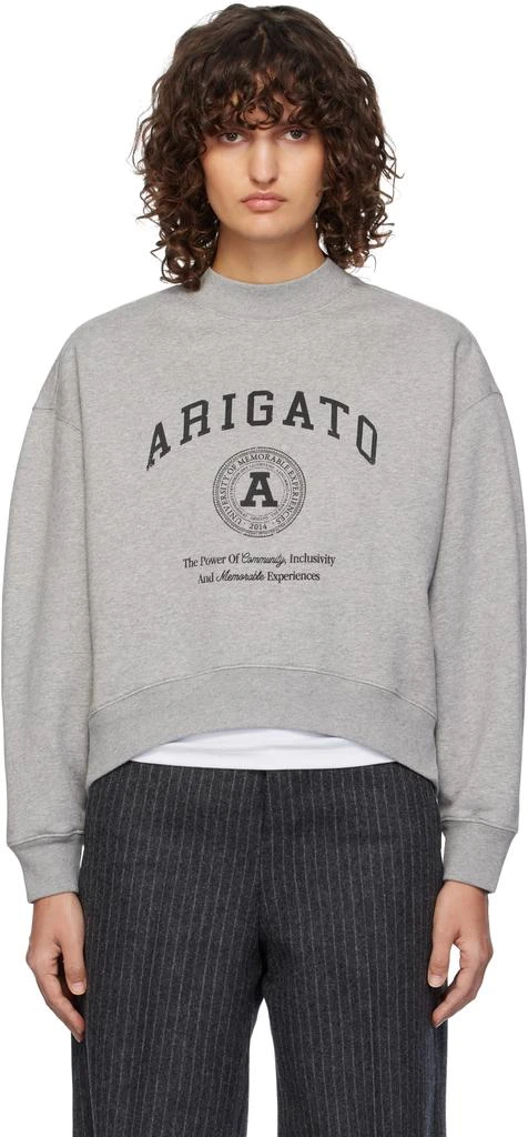 Axel Arigato Gray University Sweatshirt 1