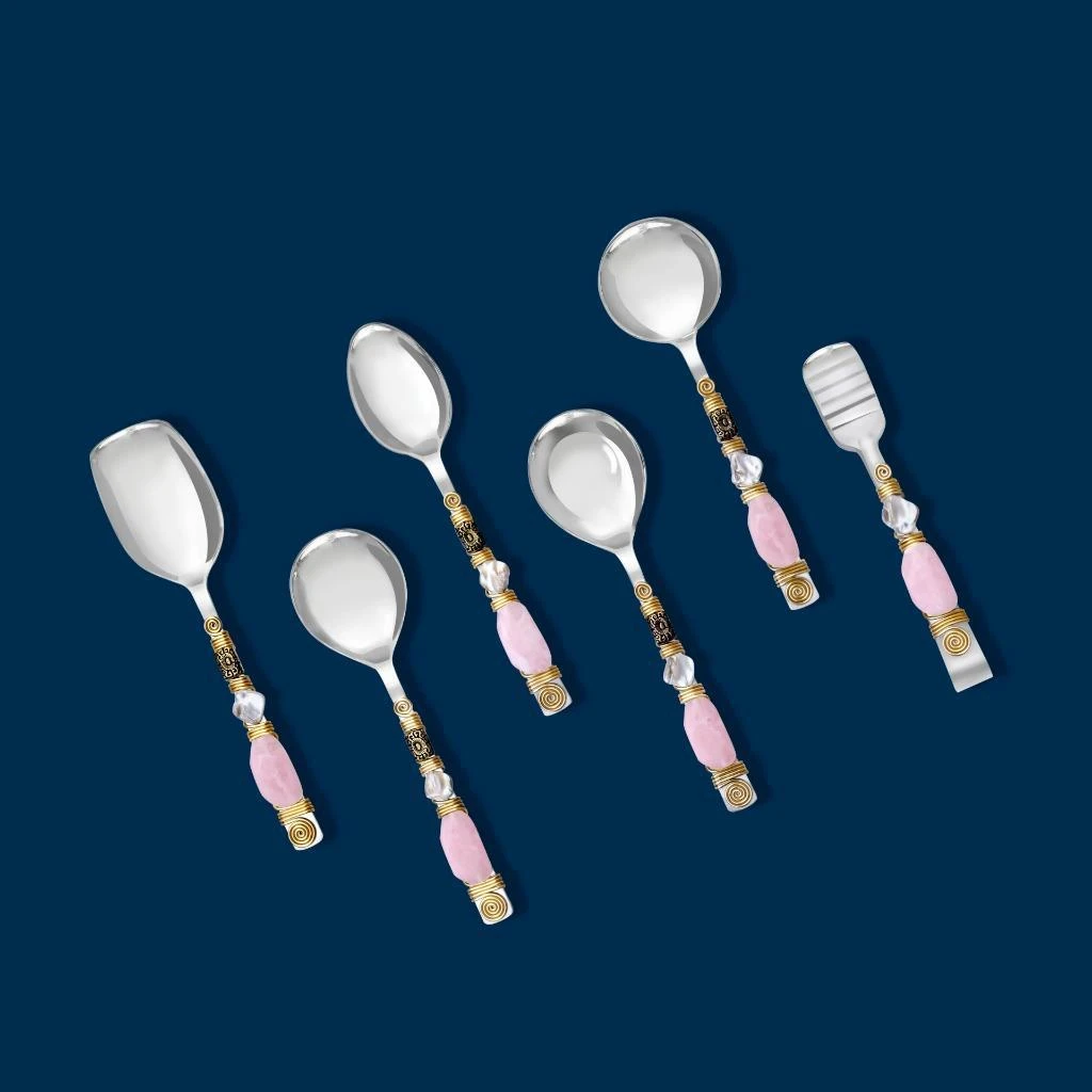 Tiramisu Blushed  Serving Spoons (Set of 6) 3