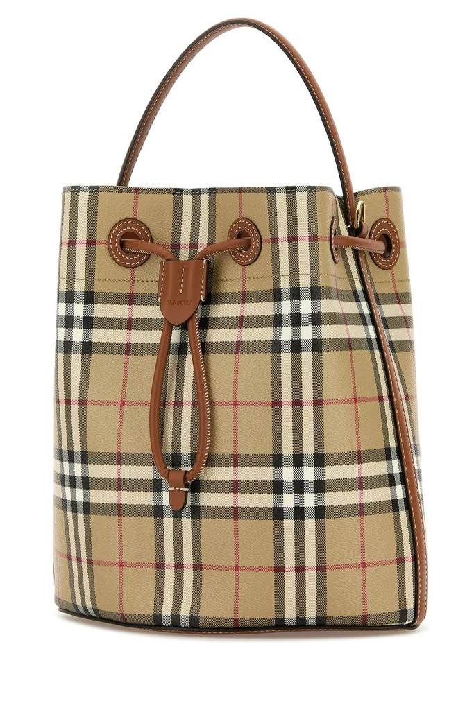 Burberry Printed canvas bucket bag 2