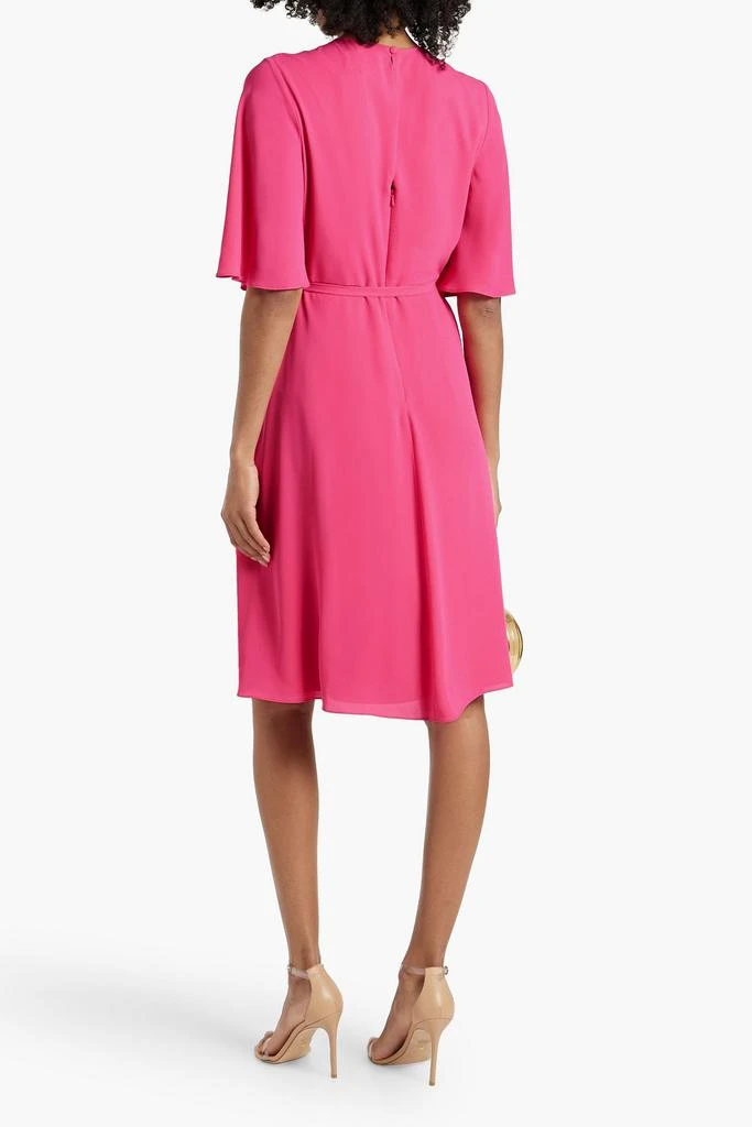 MIKAEL AGHAL Pleated crepe dress 3